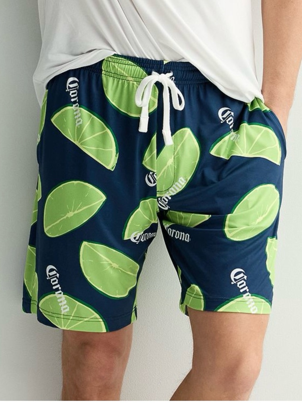 Men's Corona Lime Pajama Shorts 2XL NWOT